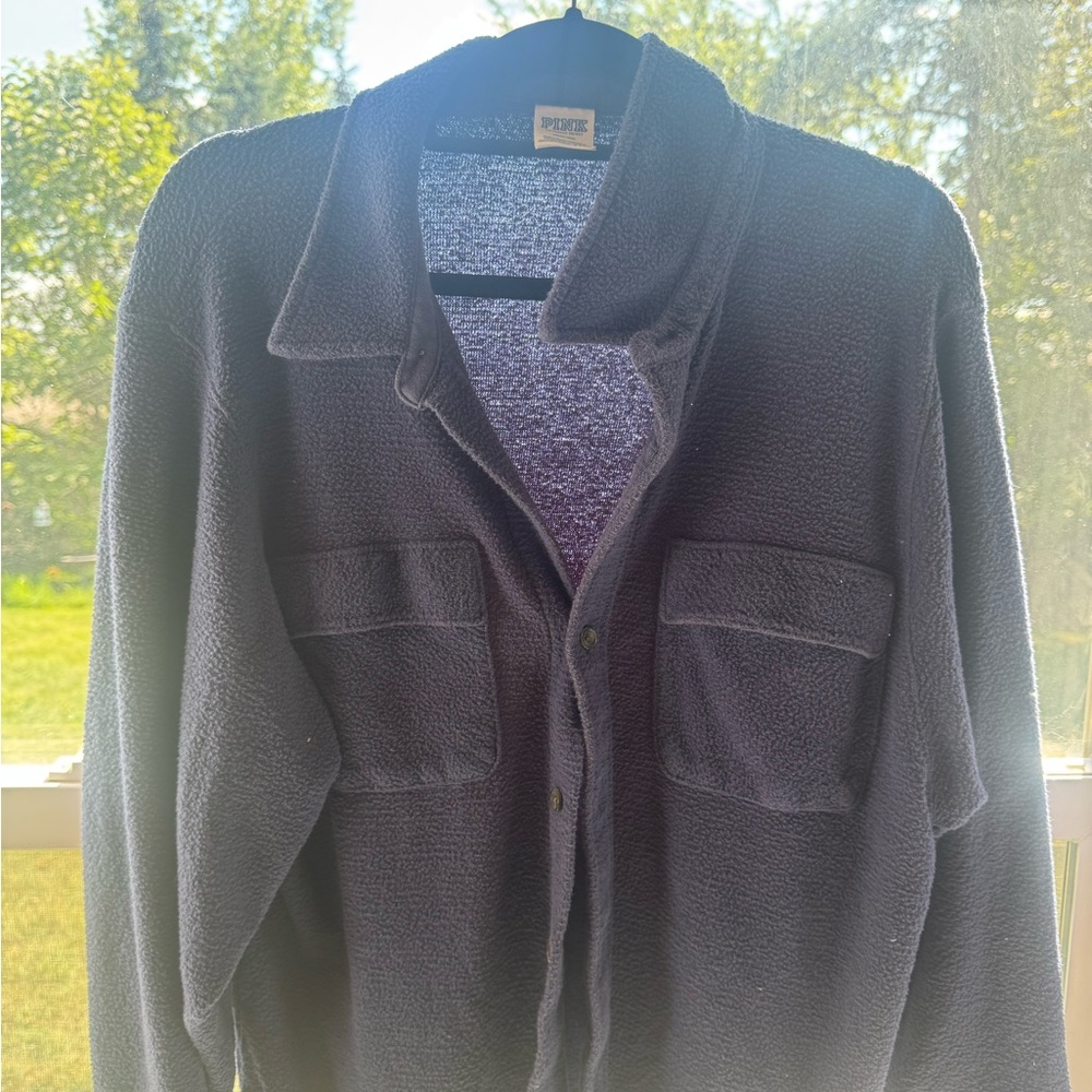 PINK Victoria's Secret Charcoal Shirt Jacket